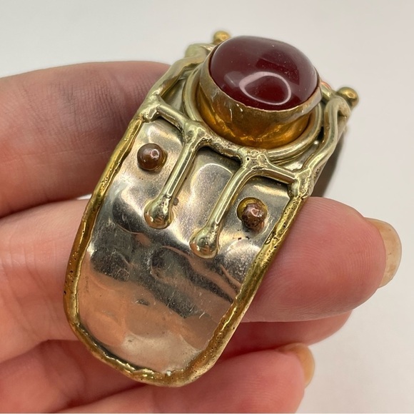 BRUTALIST Mixed Metal Cuff Bracelet - Picture 13 of 16